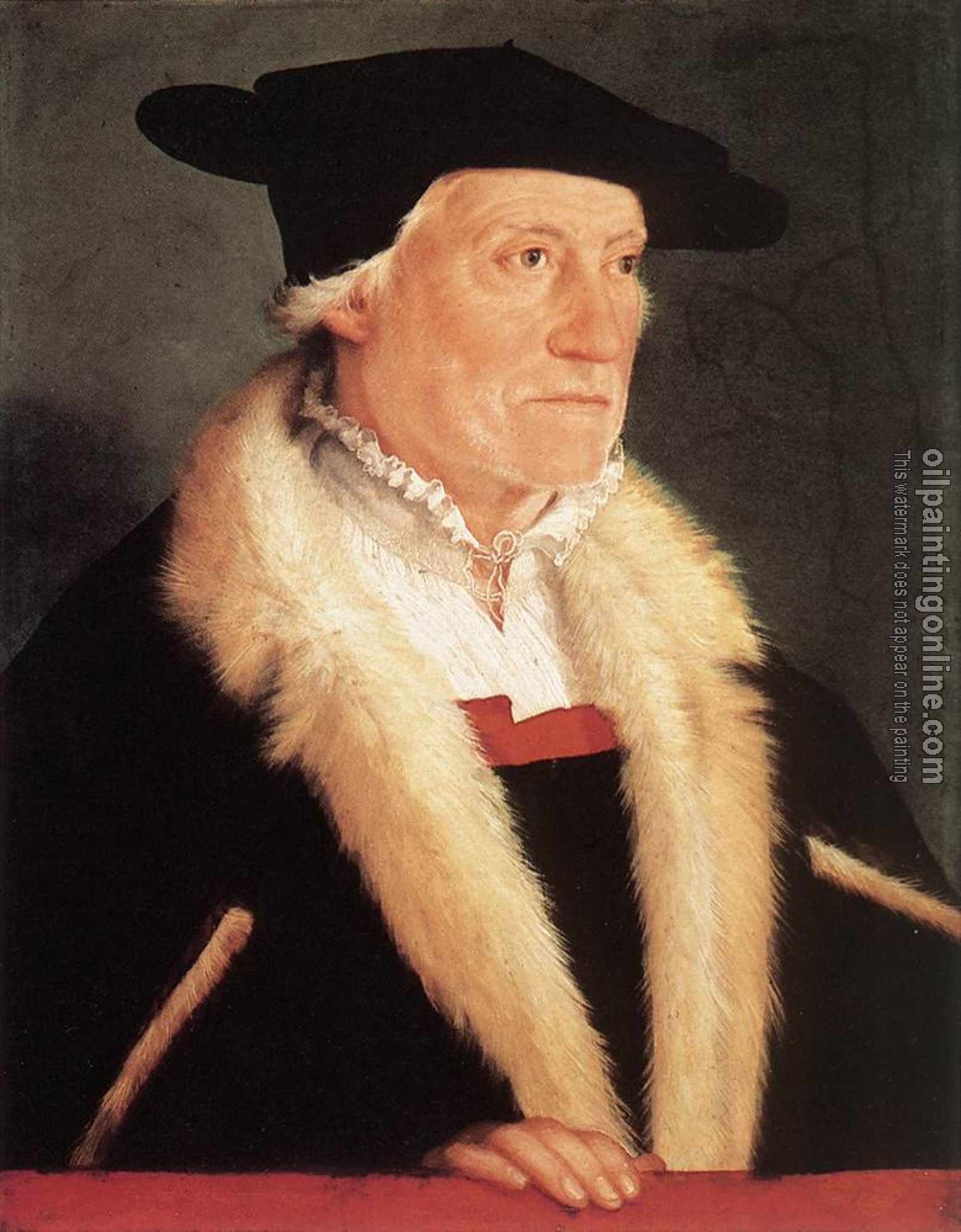Amberger, Christoph - Portrait of the Cosmographer Sebastien Munster